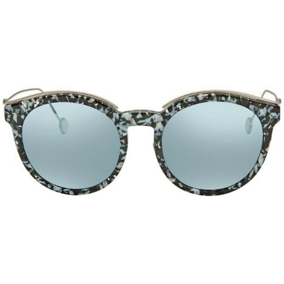 New DIOR Blossom1F Mirrored Semi-Round Sunglass Retro 70’s Style - Picture 13 of 16